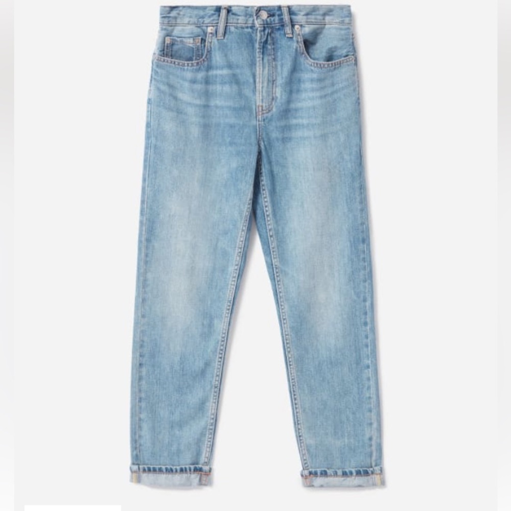 Everlane - the super soft relaxed jean. Size 33. Vintage light blue.